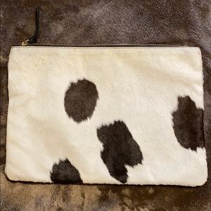 Clare Vivier Pony hair clutch